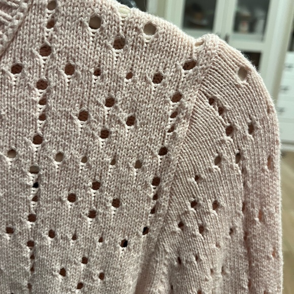 J. Crew x Point Sur Pointelle Sweater - Picture 5 of 5